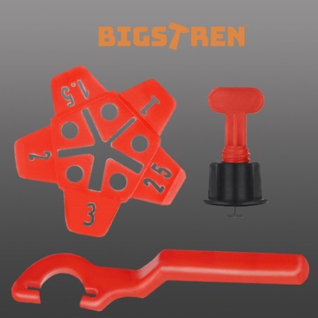 Korduvkasutatav Plaatide Tasandussüsteem 150-osaline komplekt (3-16mm plaatidele)