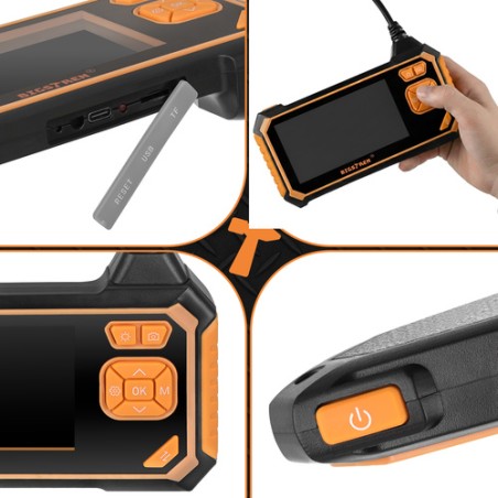 Endoskoopkaamera integreeritud 4.3'' LCD ekraaniga, 5m Full HD