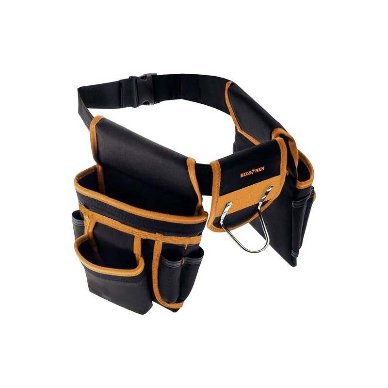 Reguleeritav multifunktsionaalne tööriistavöö 22 tasku, aasa ja haamrihoidjaga