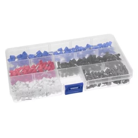 Professionaalsed Krimptangid Kaablitele 0,25-10 mm² Koos 500 Klemmhülsi ja Organiseerijaga