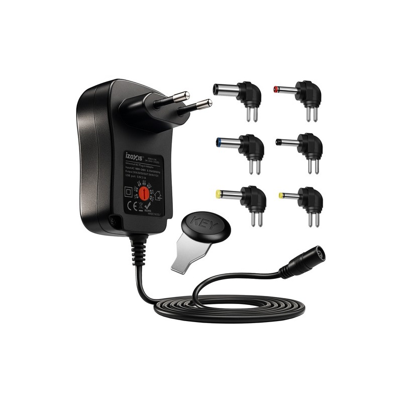 Universaalne Reguleeritav Toiteallikas USB-pordiga 3-12V 30W