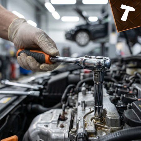 46-osaline tööriistakomplekt kohvris – võtmed, otsikud ja tarvikud