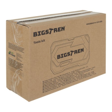 Professionaalne 56-osaline Tööriistakomplekt 1/4" Padrunvõtmete ja Otsikutega CrV Terasest