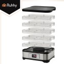 Energiasäästlik Toidukuivati 10L, 5 Alust, LCD, Taimer, Roostevaba Teras