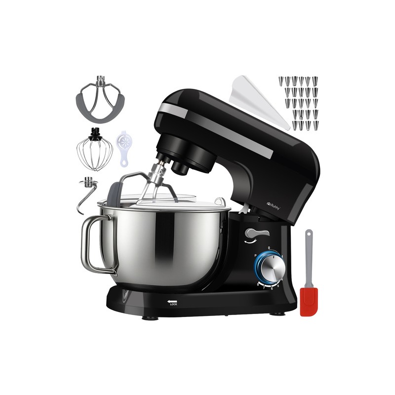 Võimas 1000W Planetaarne Köögikombain 4.5L Roostevaba Kaussiga, Metallist Ajamiga