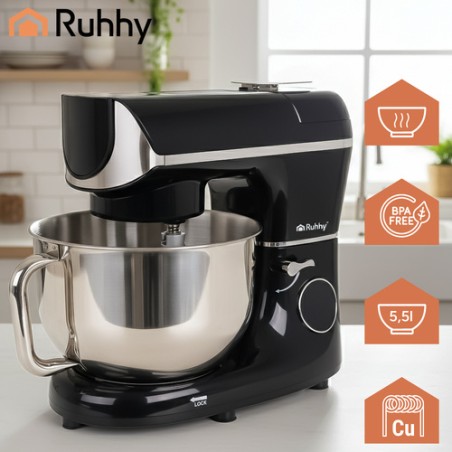 Planetaarne Köögikombain Soojendusega Kausi ja Sisseehitatud Kaaluga – Mitmekülgne Taignasegaja