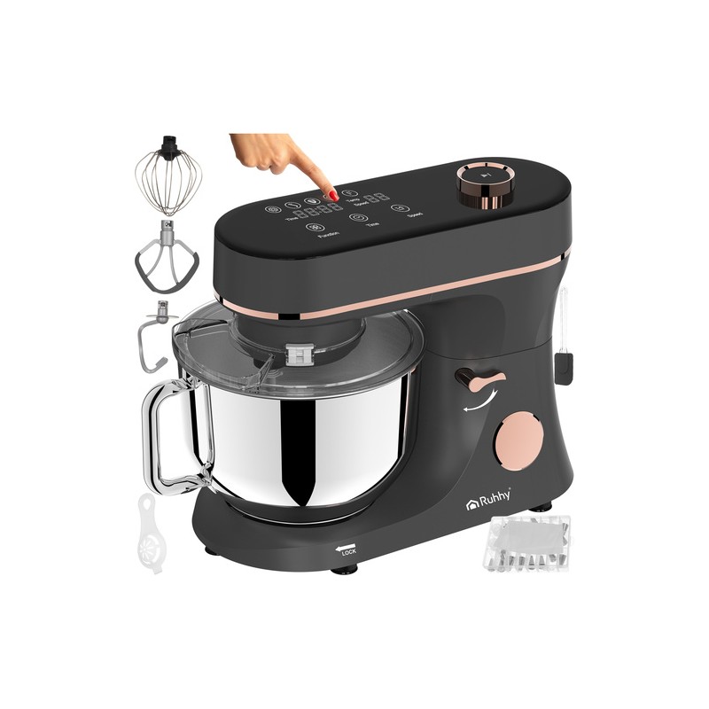Võimas planetaarmikser soojendusega kausiga – universaalne köögiseade