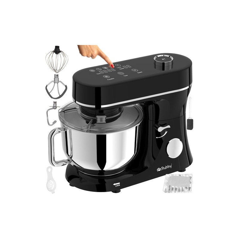 Võimas Planetaarsegisti 5.7L Küttefunktsiooniga Kausiga, Köögirobot 2300W