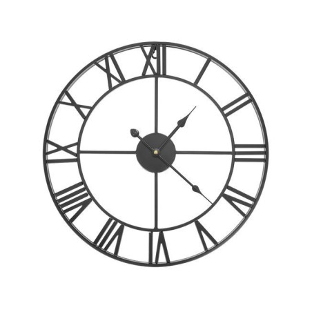 Suur retro stiilis must seinakell rooma numbritega
