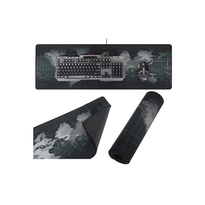 Hall XXL hiire- ja klaviatuurimatt – veekindel ja libisemisvastane