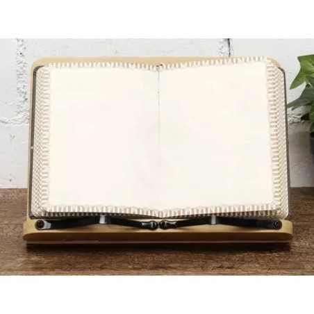 Reguleeritav bambusest raamatualus lugemiseks ja tahvelarvutile