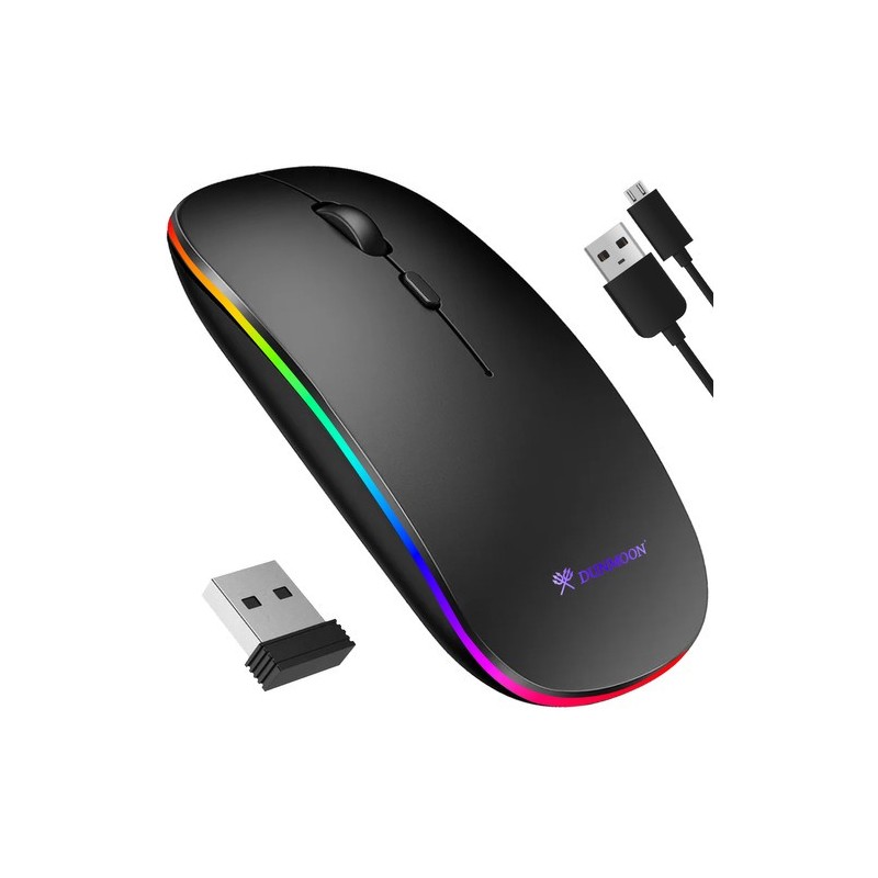 Vaikne Juhtmevaba Optiline Mänguhiir – Üliõhuke Disain ja Pikk Akukestvus