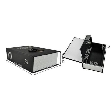 Raamatseif – Peidetud Turvakast Väärtasjadele ja Dokumentidele 18 x 11,5 cm