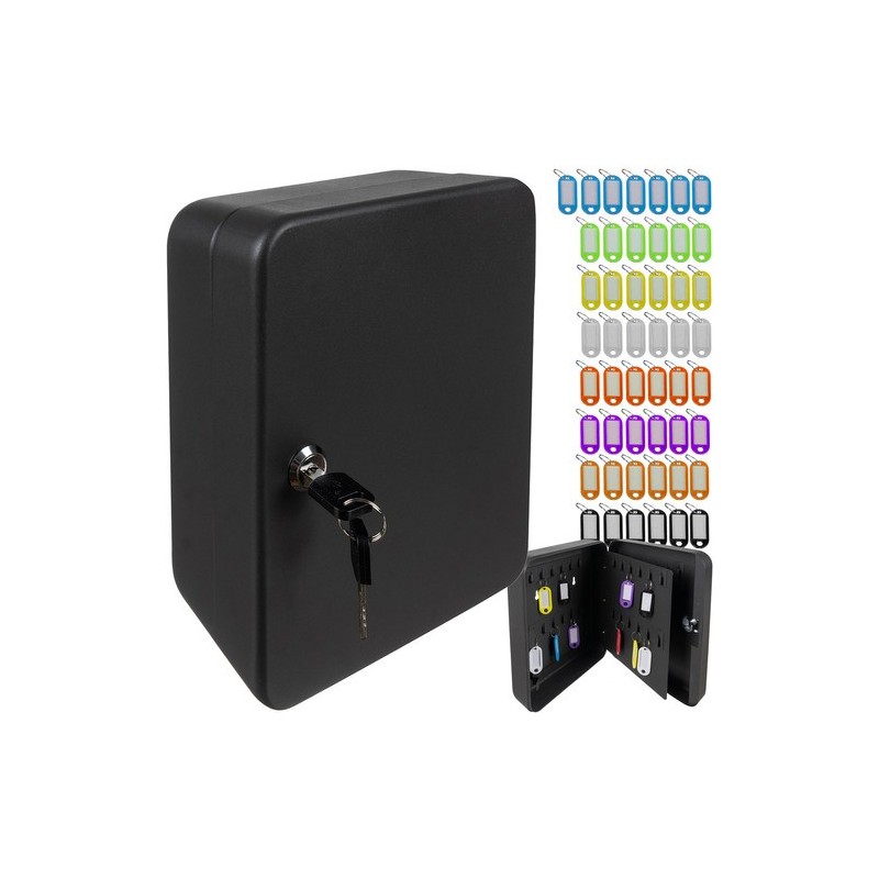 Turvaline võtmekapp 48 võtmele – metallist võtmeseif