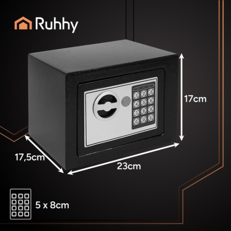 Kompaktne Elektrooniline Turvaseif Kodu ja Kontori Väärtesemetele
