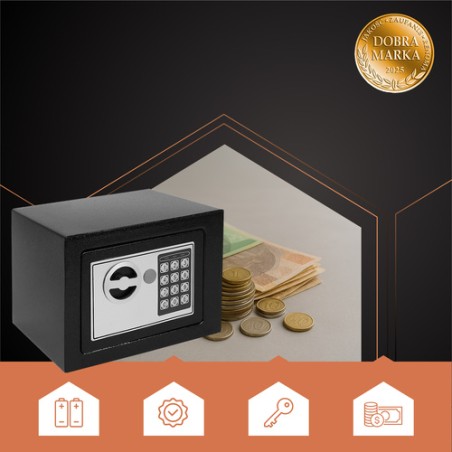 Kompaktne Elektrooniline Turvaseif Kodu ja Kontori Väärtesemetele