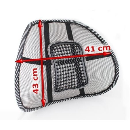 Ergonoomiline Seljatugi Lülisamba Toega Toolile ja Autosse – Massaažiga Istmepadi