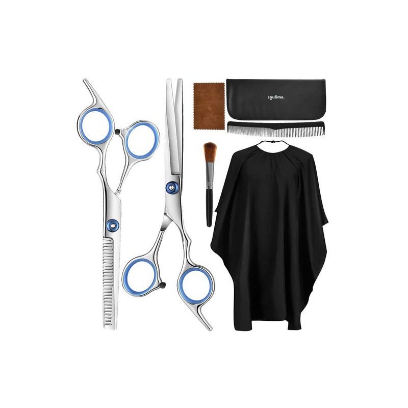 Professionaalne Juukselõikuskomplekt 7-osaline – Käärid ja Tarvikud Ümbrises