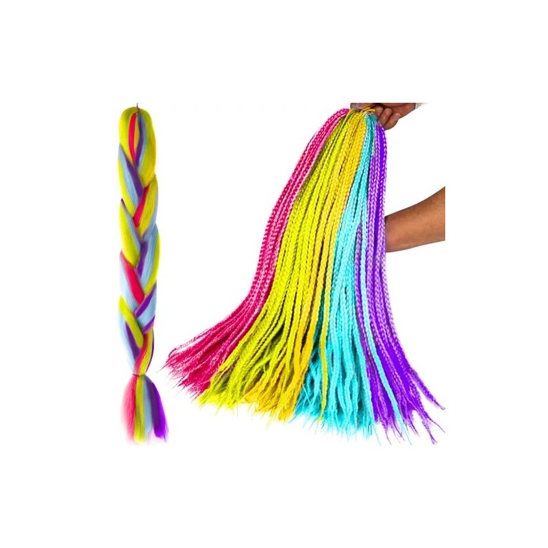 Sünteetilised vikerkaarekujulised juuksepatsid Soulima 23571