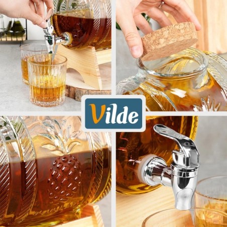 Joogipurk kraani ja alusega 1 liitrit | FreshDesign.ee