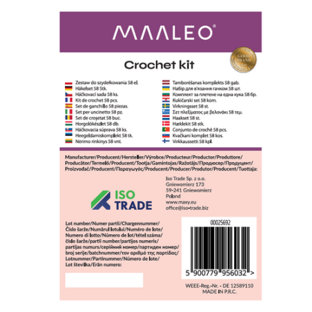 Heegelduskomplekt 58 osa