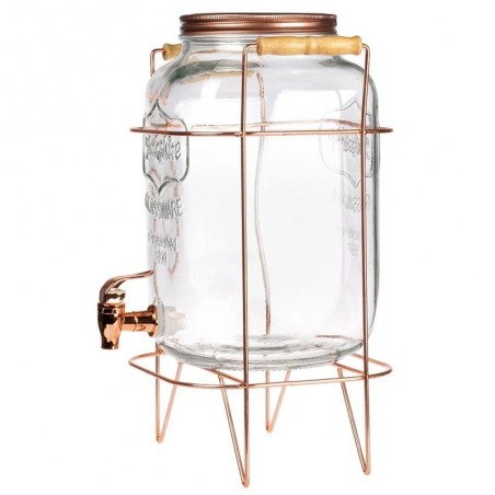 Joogipurk kraani ja alusega, kuldne 8 liitrit | FreshDesign.ee