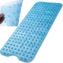 Libisemisvastane Vannimatt Iminappadega Sinine PVC 100x40 cm
