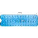 Libisemisvastane Vannimatt Iminappadega Sinine PVC 100x40 cm