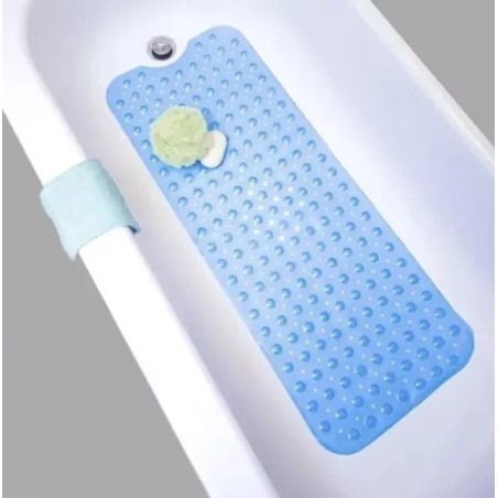 Libisemisvastane Vannimatt Iminappadega Sinine PVC 100x40 cm