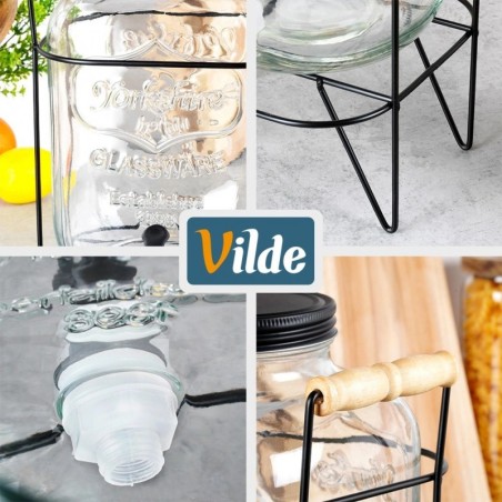 Joogipurk kraani ja alusega, must 8 liitrit | FreshDesign.ee