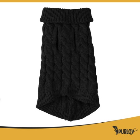 Must L suurus lemmiklooma kampsun – soe ja mugav talveriie koertele ja kassidele