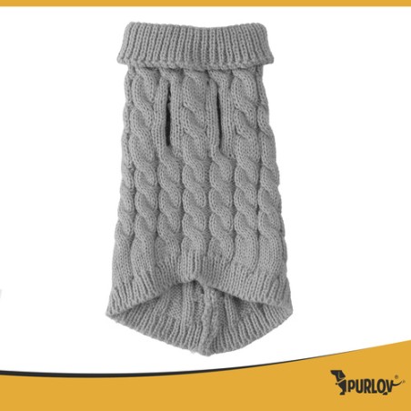 Soe hall M-suuruses lemmikloomakampsun koerale ja kassile