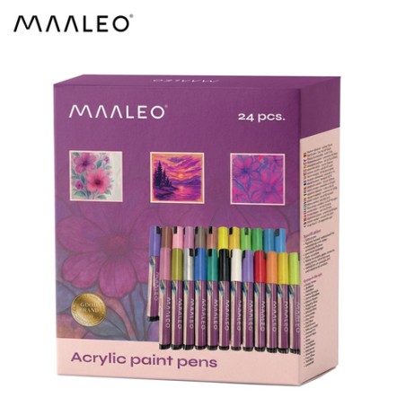 Akrüül markerid - komplektis 24 tk