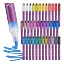 Akrüülmarkerite komplekt 36 värvi – veekindlad kunstipliiatsid eri pindadele