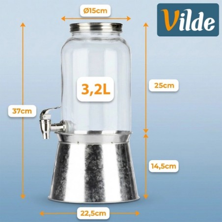 Joogipurk kraani ja alusega 3, 2 liitrit | FreshDesign.ee