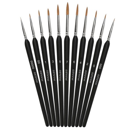 Pintslid 11tk koos alusega Maaleo 26118