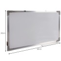 Valge Magnetiline Kirjutustahvel 60x40 cm koos Markerite ja Magnetitega