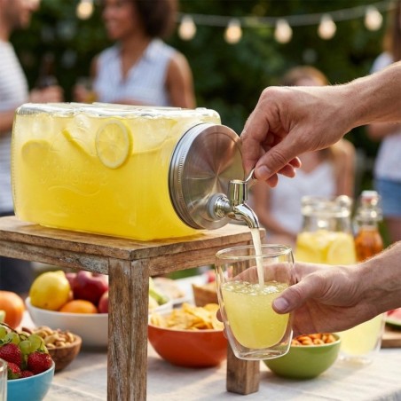 Klaasist joogipurk kraaniga külmiku 3 jaok... | FreshDesign.ee