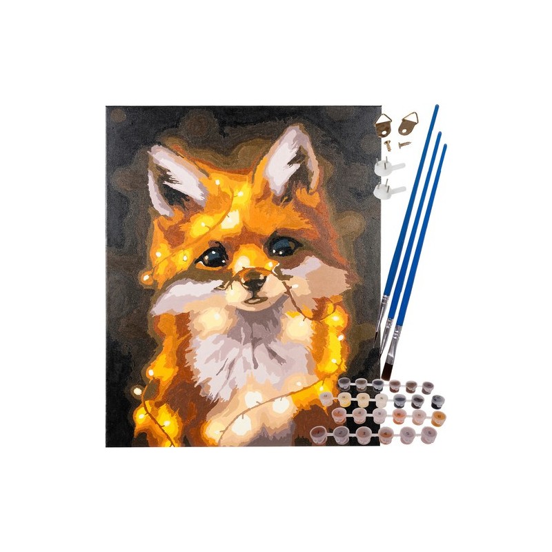 Maalimine numbrite järgi 40x50cm - Maaleo rebane 22782