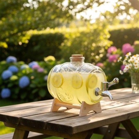 Joogipurk kraani ja alusega 1 liitrit | FreshDesign.ee