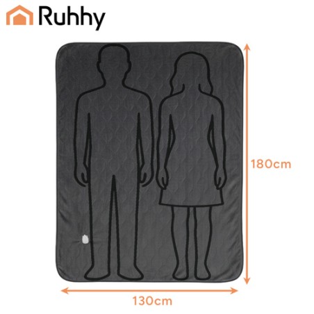 Elektriline Soojendustekk 180x130 cm – Pesumasinpestav Küttepleed 6 Temperatuurirežiimiga