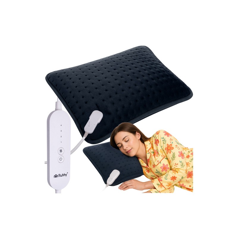 Elektriline soojenduspadi 60x38 cm seljale ja kaelale, pestav, 4 temperatuuriga