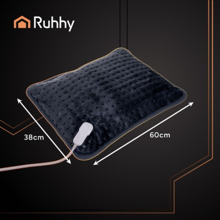 Elektriline soojenduspadi 60x38 cm seljale ja kaelale, pestav, 4 temperatuuriga