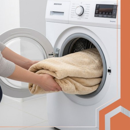 Suur elektriline soojendustekk 180x130cm – beež, kaugjuhtimisega ja 10 temperatuuritasemega