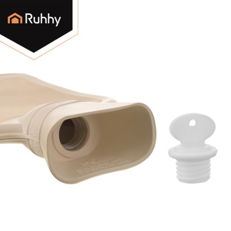 1.8L Kummist Soojaveepudel Pehme Plüüsist Kattega – Efektiivne Valuleevendus