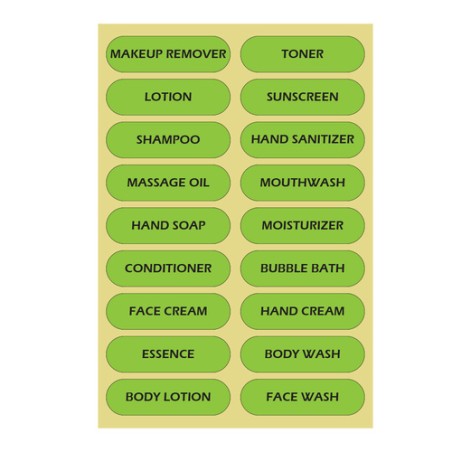 Reisikosmeetika komplekt lennureisidele – läbipaistev kott ja korduvtäidetavad silikoonpudelid