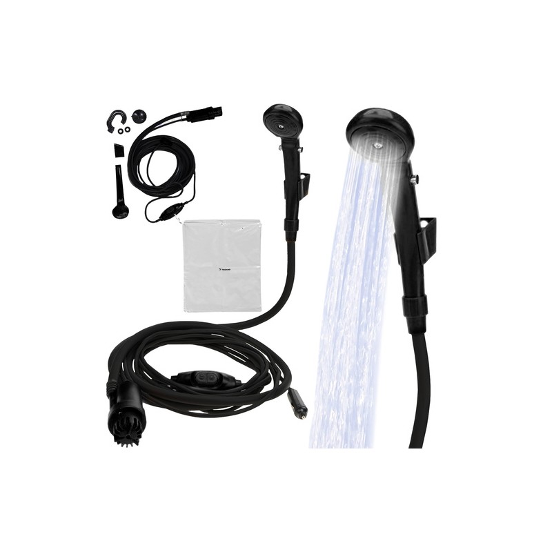 Kaasaskantav 12V Autodušš Reguleeritava Veejoa ja Efektiivse Pumbaga