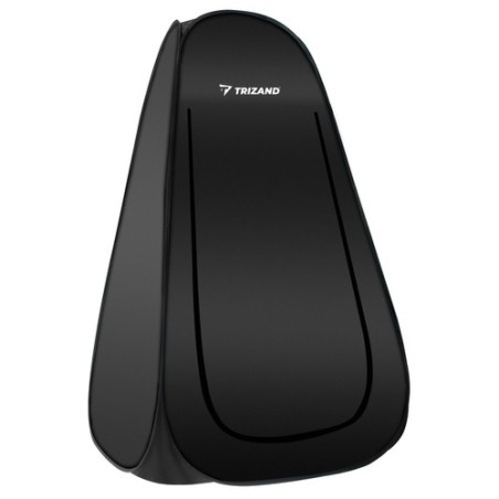 Isekujunev Privaatsustelk: Duši-, Riietus- ja Tualetiboks 4-in-1, Must