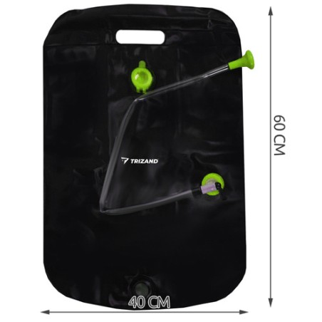 Kaasaskantav Päikesedušš 20L – Soe Vesi Matkale, Aeda ja Välitingimustesse