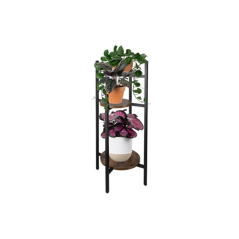 Vastupidav 3-Tasandiline Lillepostament | Industriaalstiilis Taimeriiul Elutuppa ja Aeda, 81 cm